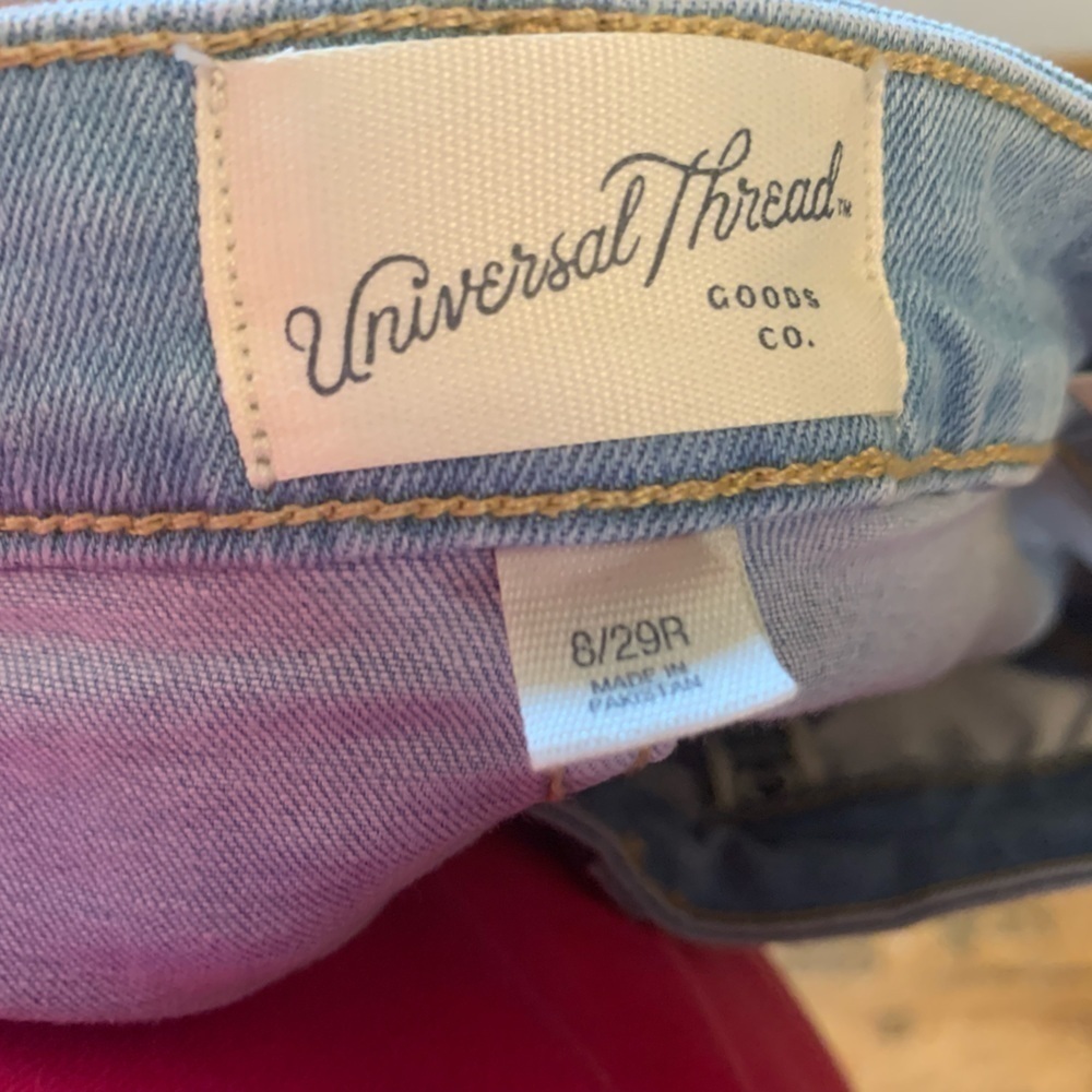 Universal Thread High Rise Midi Jean Shorts - Picture 6 of 7